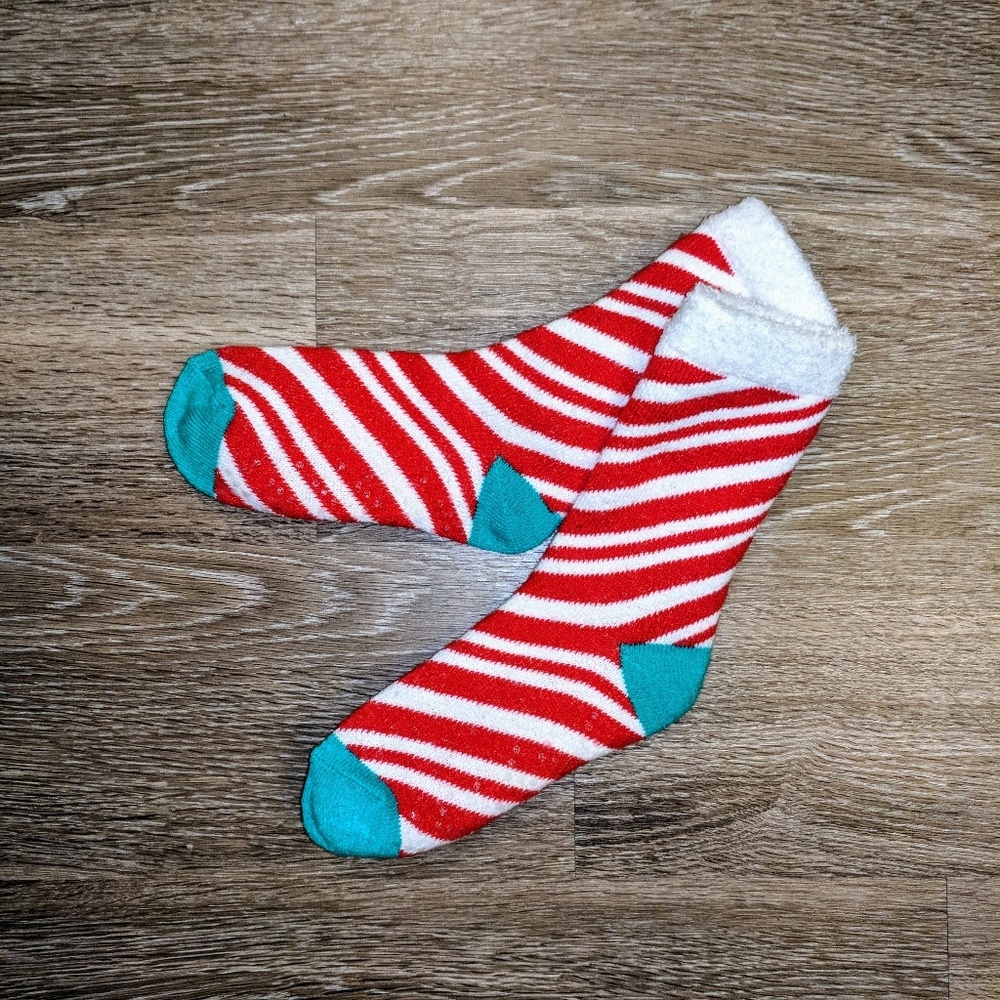 Fuzzy Christmas Socks